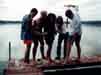 with friends